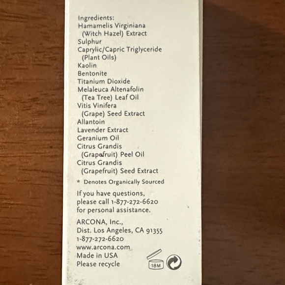 ARCONA Tea Tree Mask - Picture 3 of 3